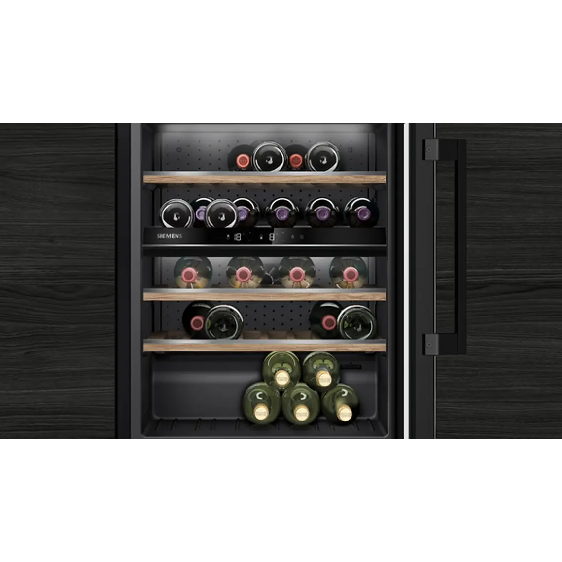 SIEMENS iQ500, Cava con puerta de cristal, 82 x 60 cm 2