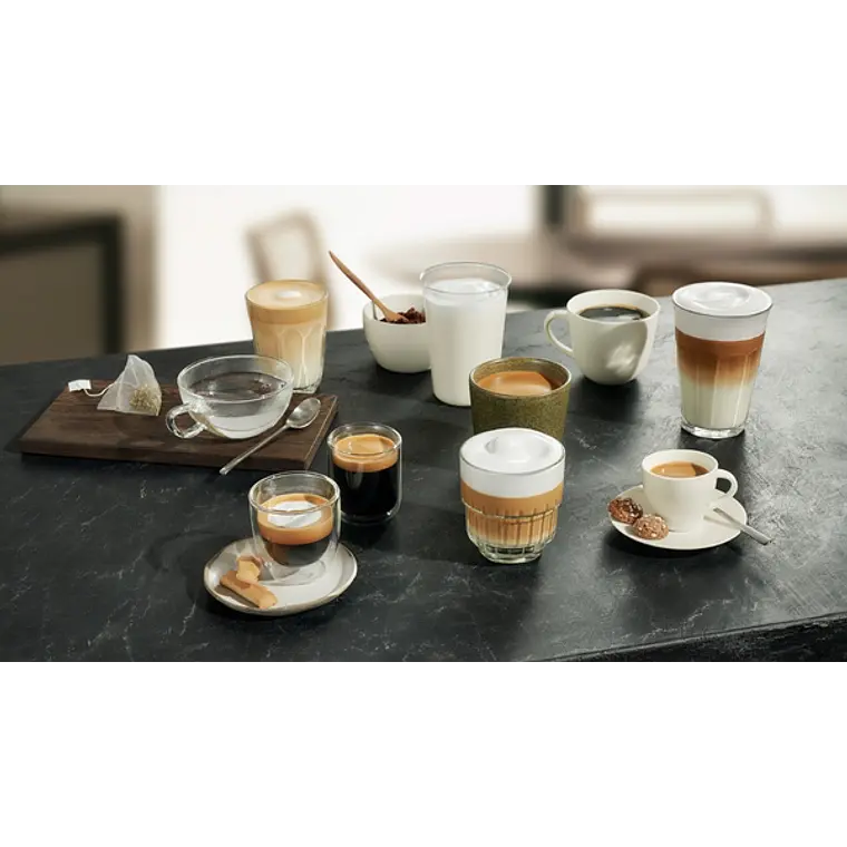 SIEMENS Cafetera superautomática, EQ500 integral, Plateado claro, Negro 7