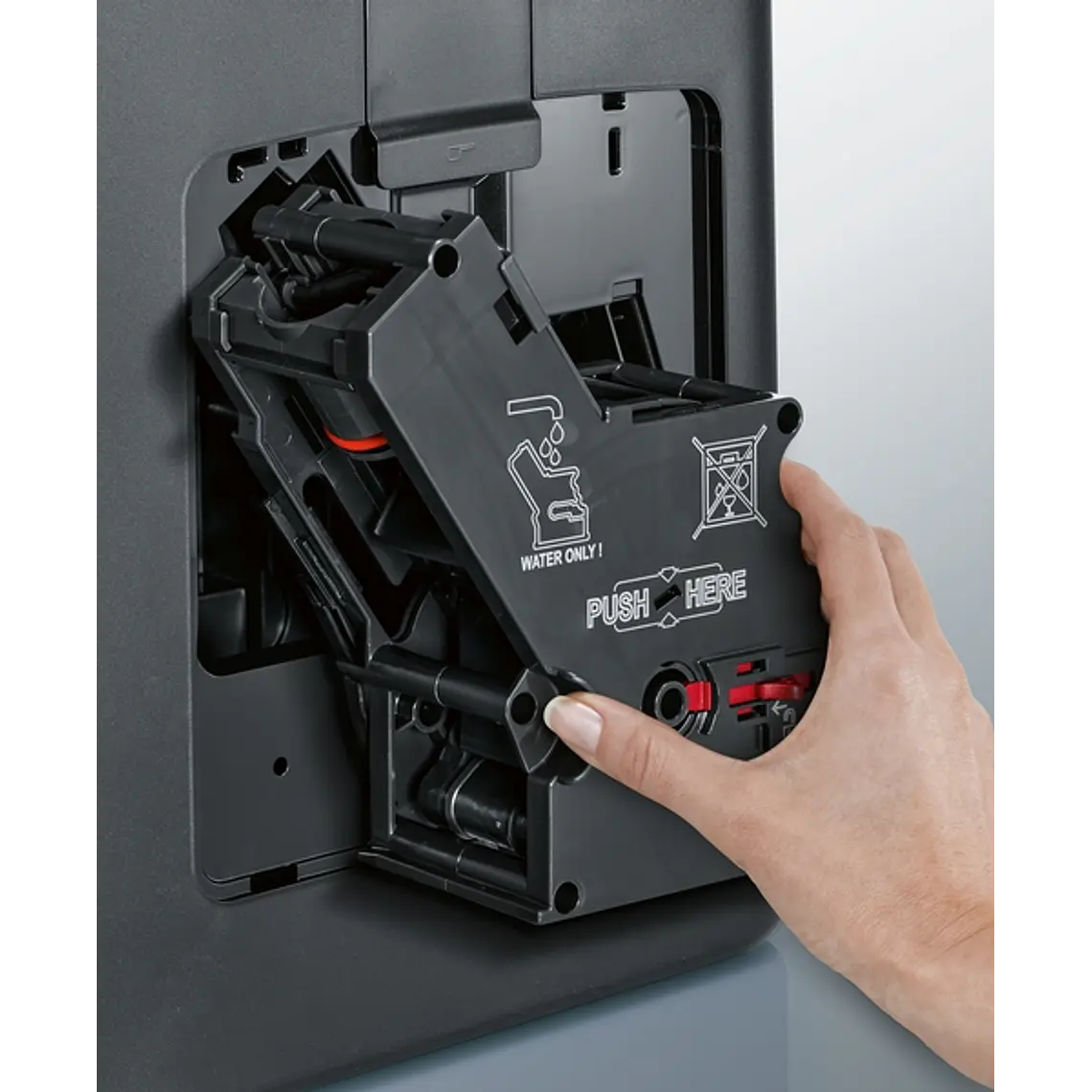 SIEMENS Cafetera superautomática, EQ6 plus s500, Negro y gris 9