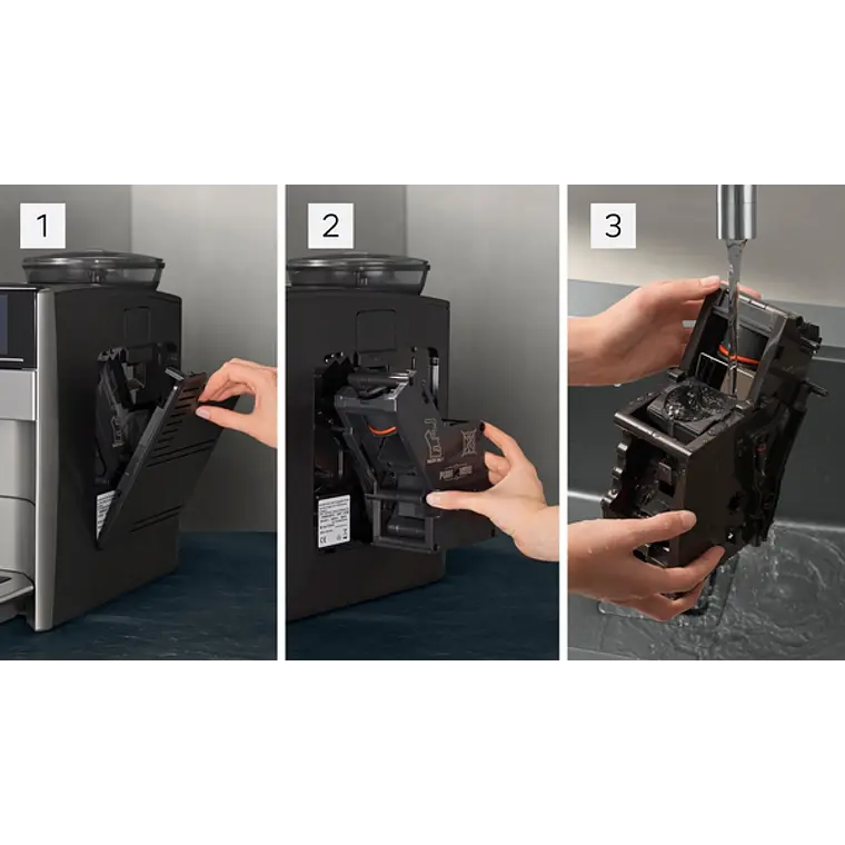 SIEMENS Cafetera superautomática, EQ6 plus s500, Negro y gris 10