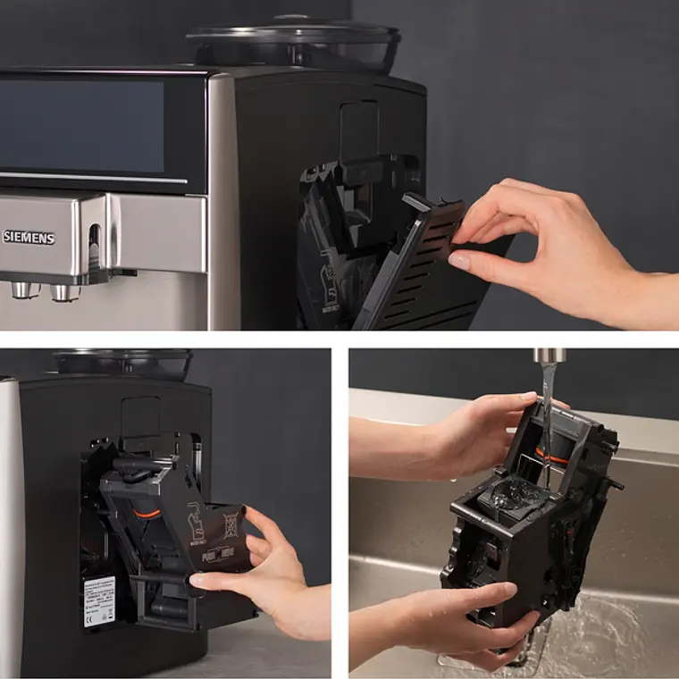 SIEMENS Cafetera superautomática, EQ6 plus s500, Negro y gris 13