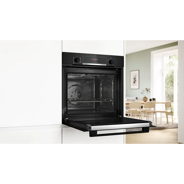 Horno Empotrable BOSCH Serie 4 Negro 60 cm · HBA574BB3 4