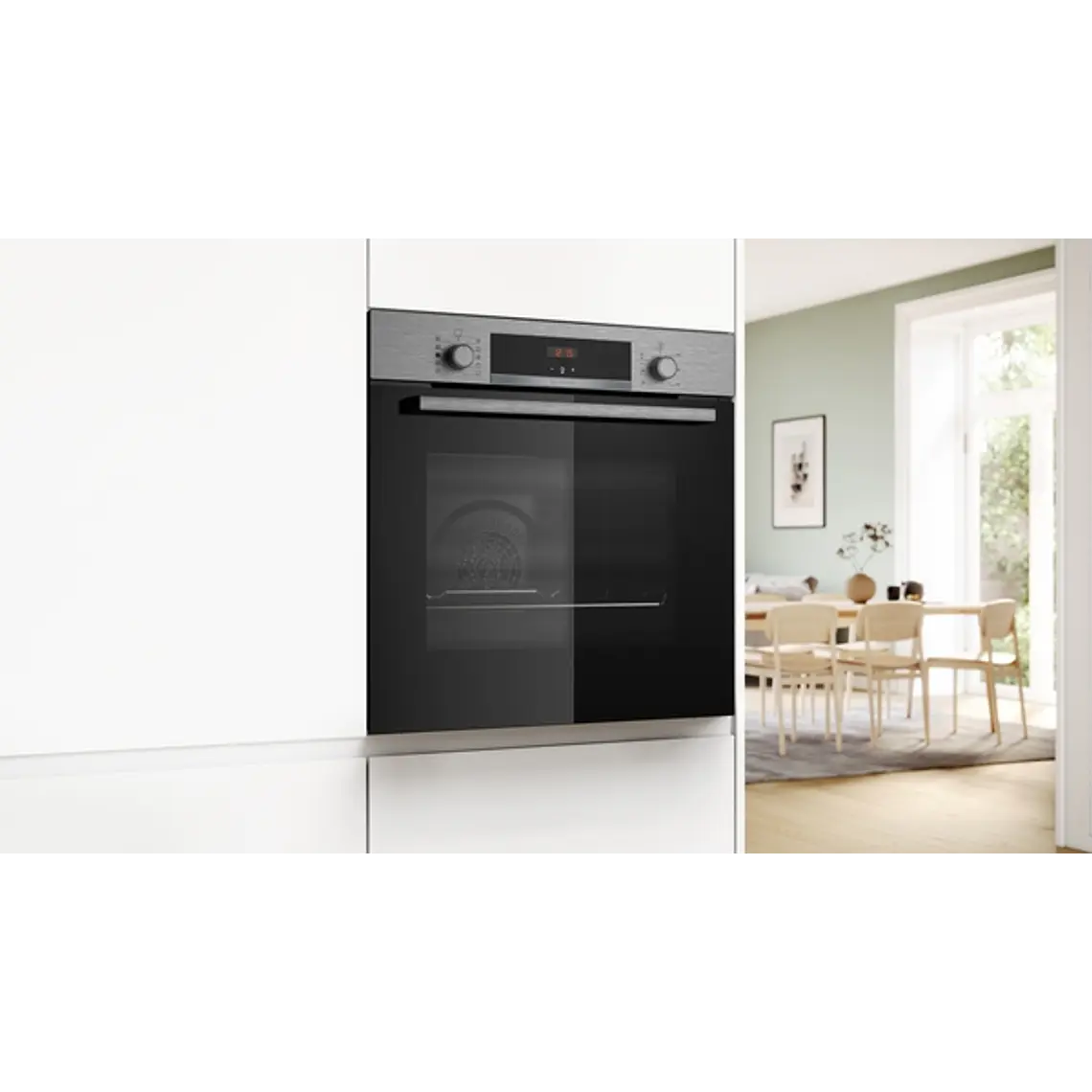 Horno a Vapor BOSCH Serie 4 Inox 60 cm · HQA514ES3 3