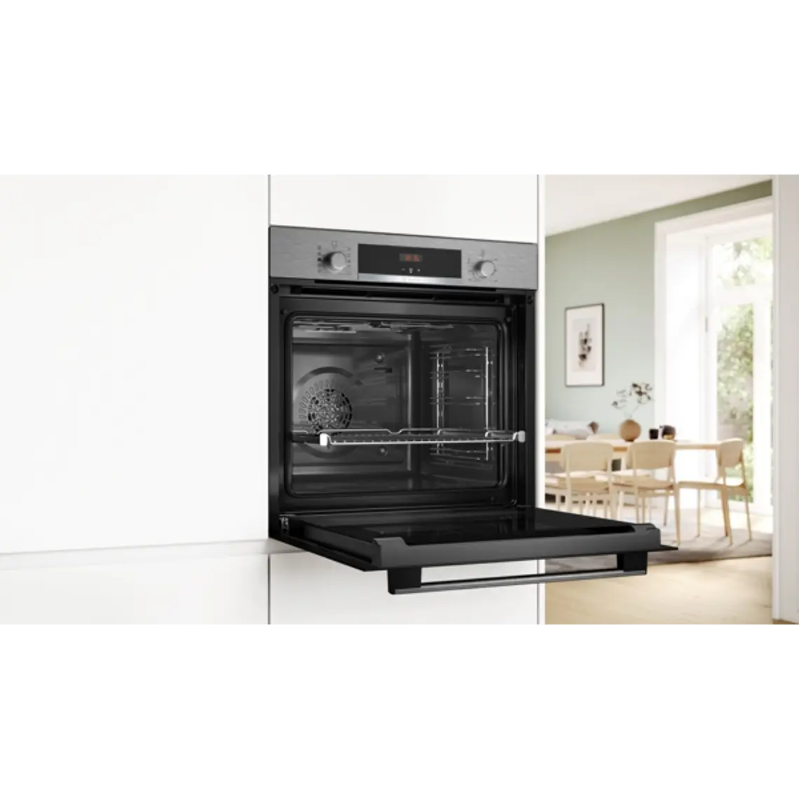 Horno a Vapor BOSCH Serie 4 Inox 60 cm · HQA514ES3 4