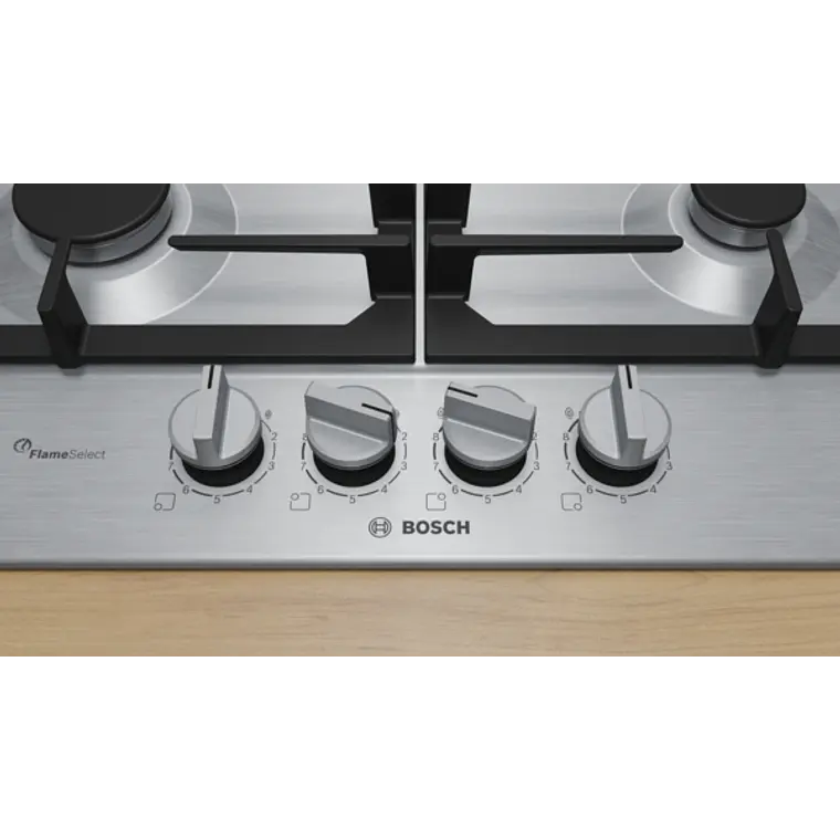 Encimera BOSCH Serie 6 Gas acero 60 cm · PCP6A5I90 3