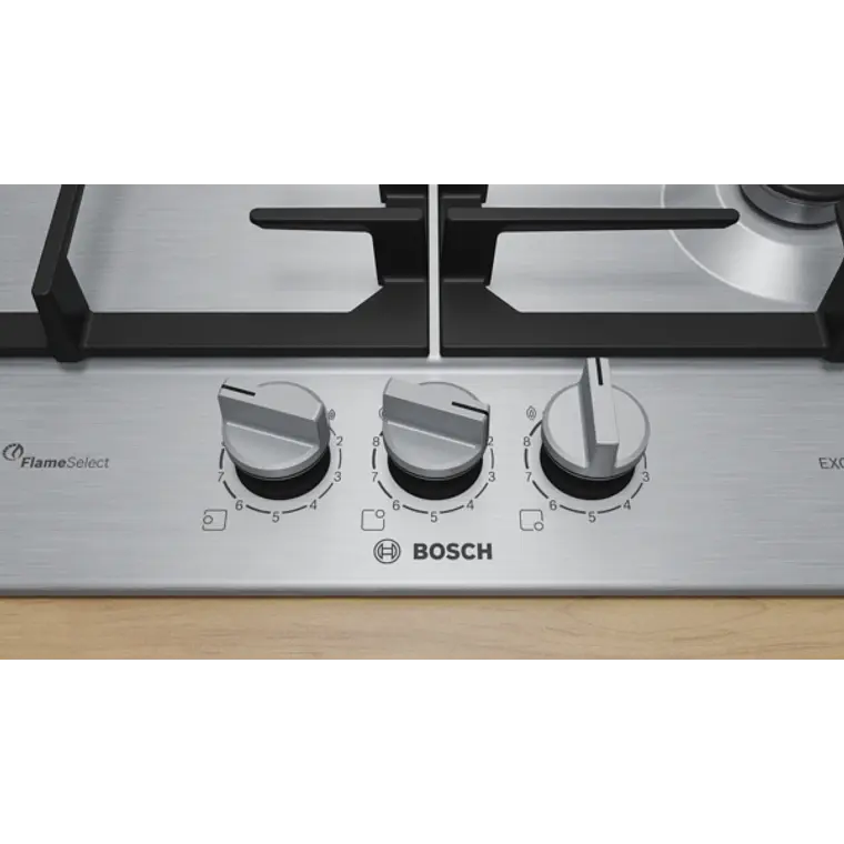 Encimera BOSCH Serie 6 Gas acero 60 cm · PCC6A5I90 3