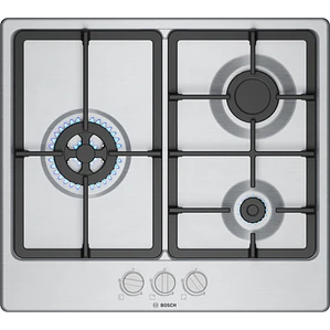 Encimera BOSCH Serie 4 Gas acero 60 cm · PGC6B5K90