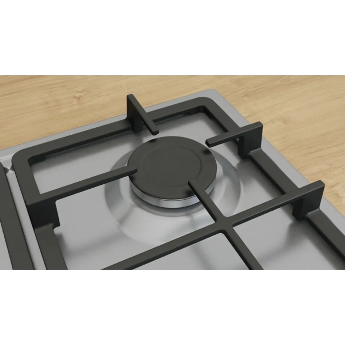 Encimera BOSCH Serie 4 Gas acero 60 cm · PGC6B5K90 4