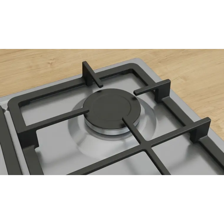 Encimera BOSCH Serie 4 Gas acero 60 cm · PGC6B5K90 4