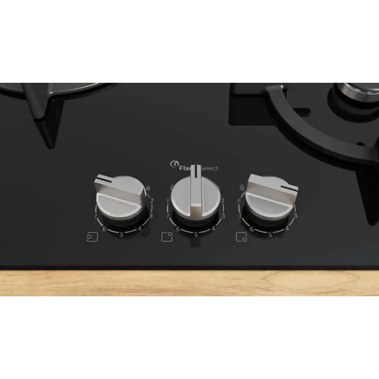 Encimera BOSCH Serie 6 Gas vidrio negro 60 cm · PPC6A6I10 3