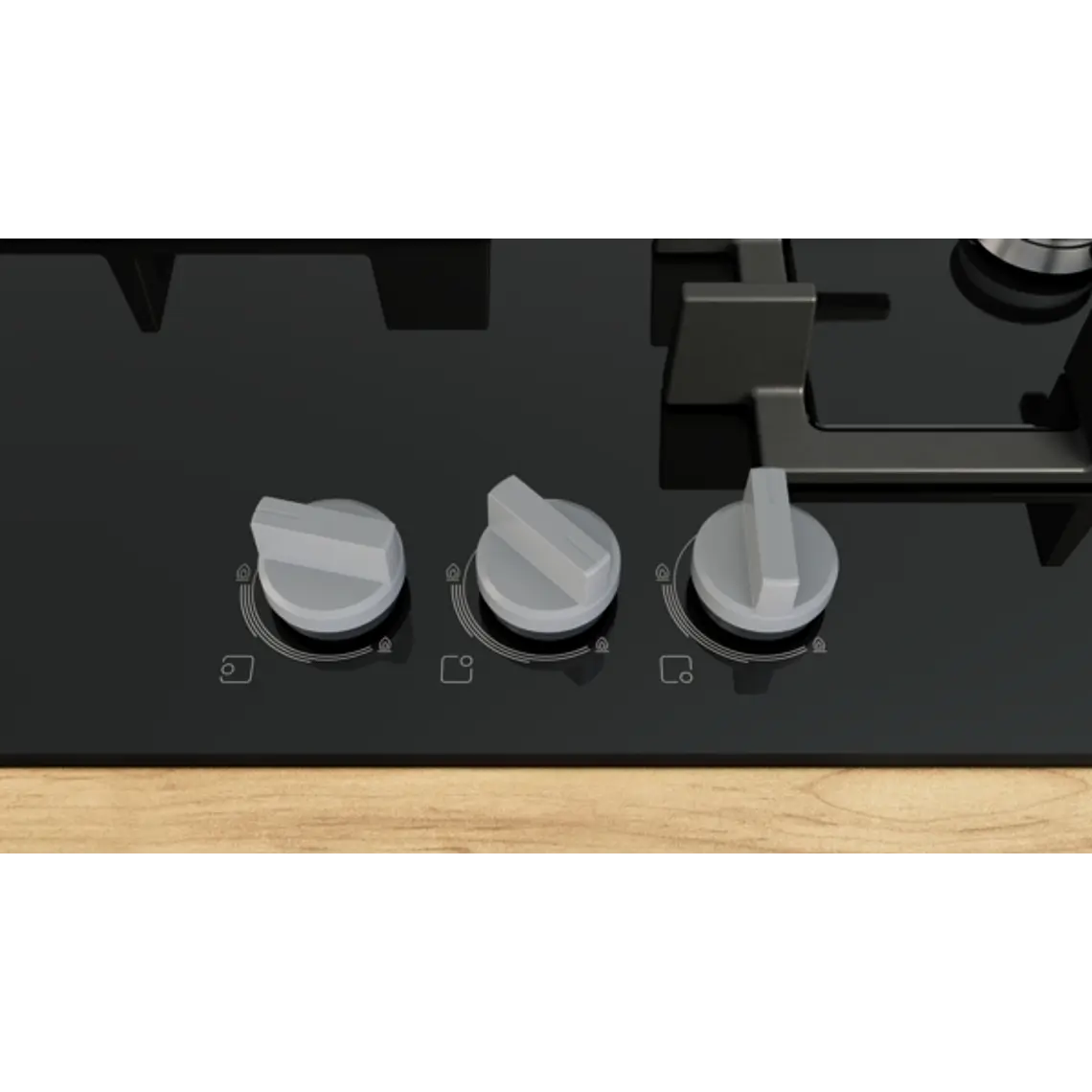 Encimera BOSCH Serie 4 Gas vidrio negro 60 cm · PNC6B6K40 3