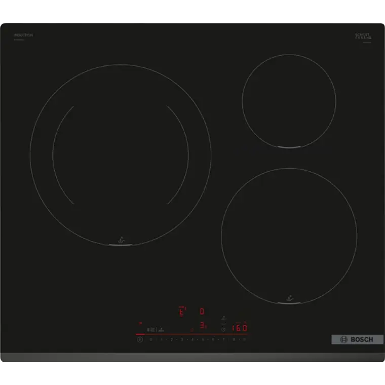 Encimera BOSCH Serie 6 Inducción negro 60 cm sin perfiles · PIJ631HC1E 1