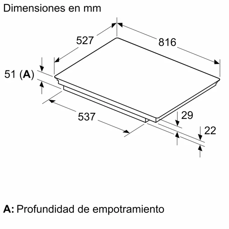 Encimera BOSCH Serie 6 Inducción negro 80 cm con perfiles · PIE875HC1E 10