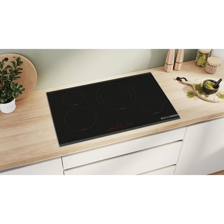 Encimera BOSCH Serie 6 Inducción negro 80 cm con perfiles · PIE875HC1E 4