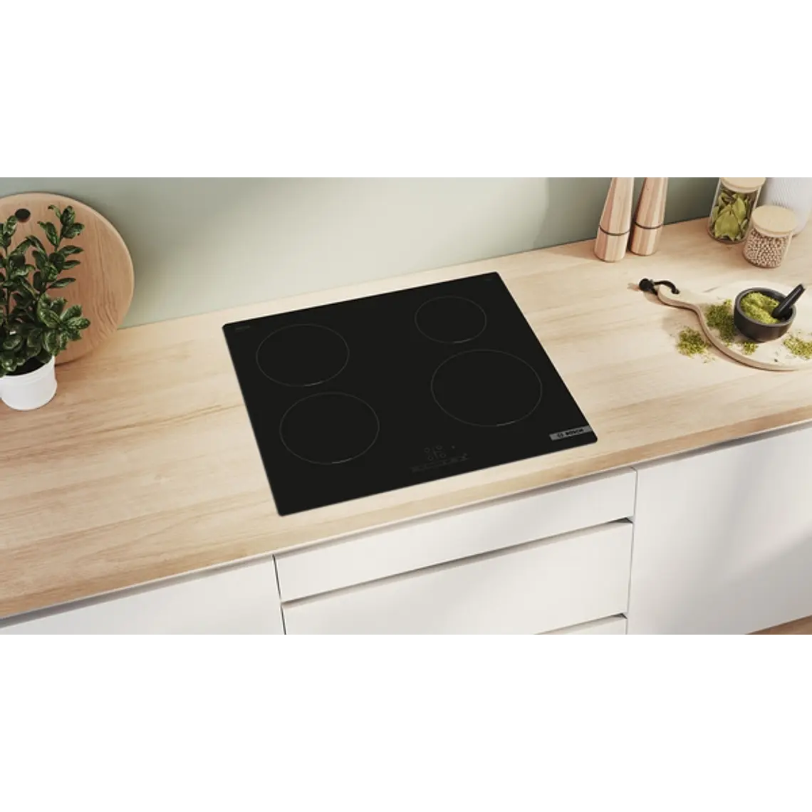 Encimera BOSCH Serie 4 Inducción negro 60 cm sin perfiles · PUE611BB5E 5