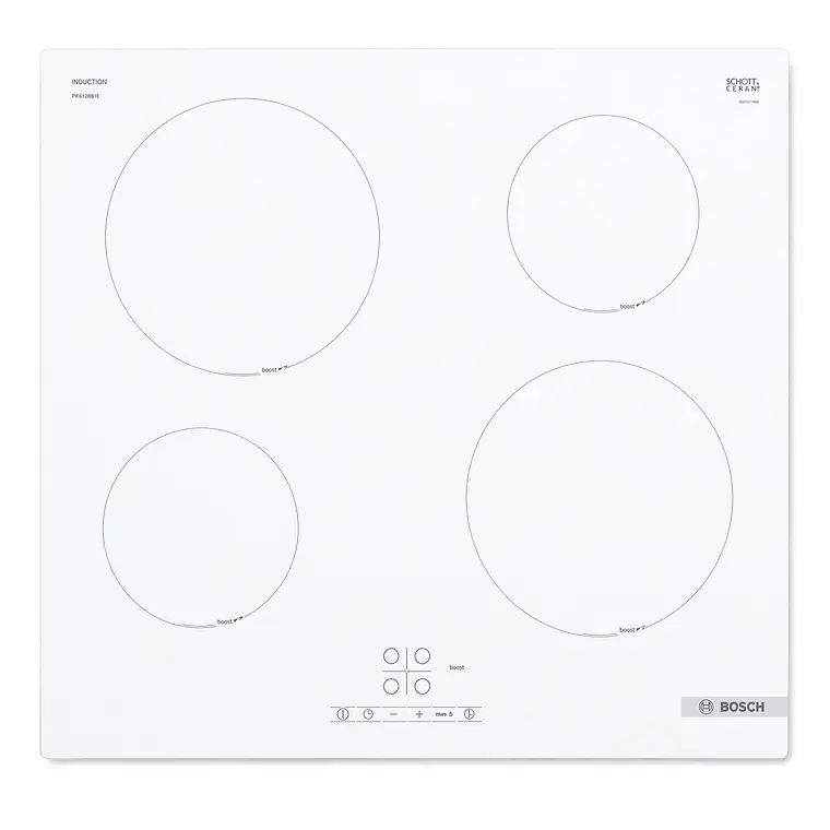Encimera BOSCH Serie 4 Inducción 60 cm sin perfiles · PIF612BB1E 1