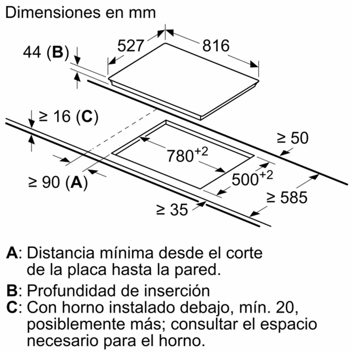 Encimera BOSCH Serie 8 Vitrocerámica negro 80 cm con perfiles · PKM875DP1D 6