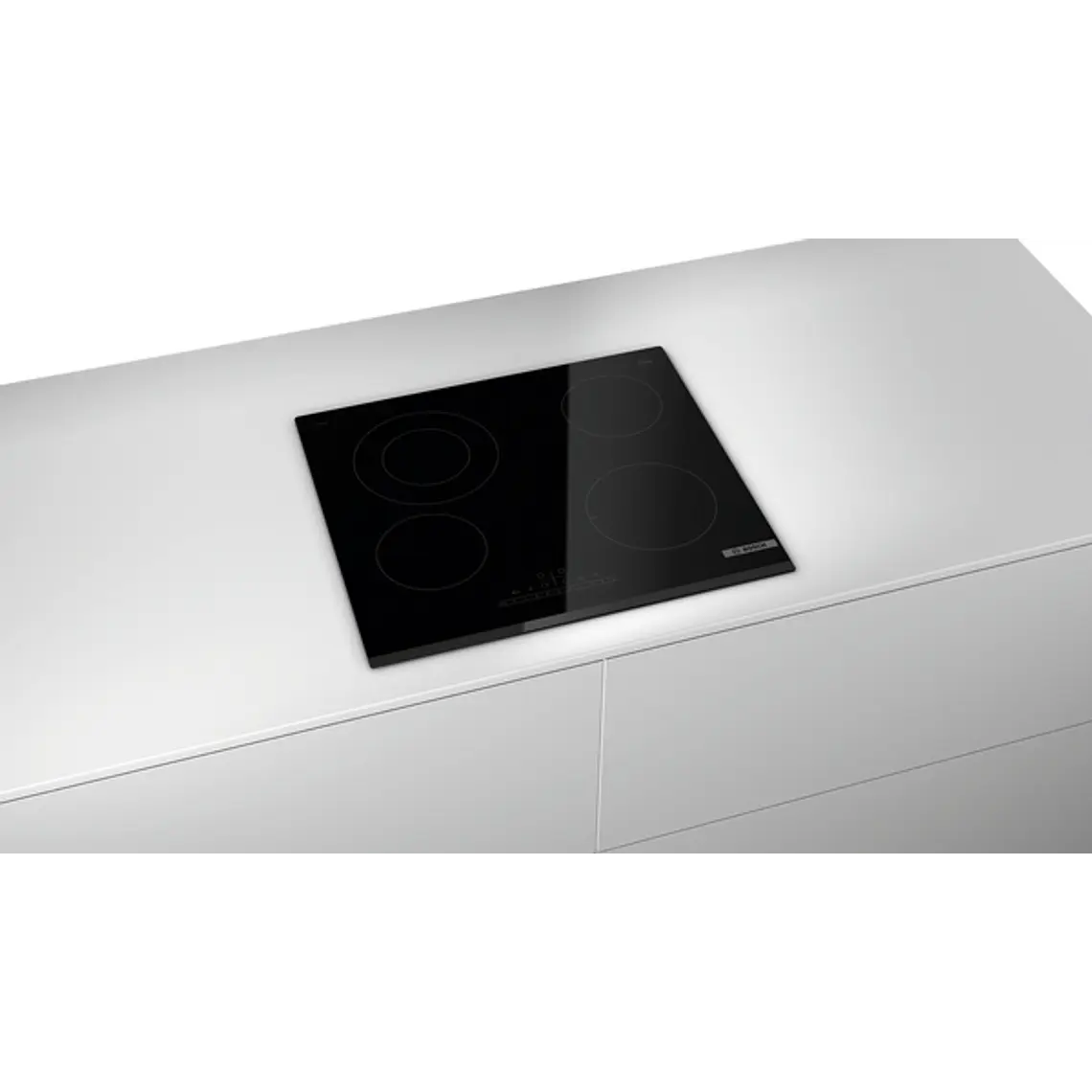 Encimera BOSCH Serie 6 Vitrocerámica negro 60 cm sin perfiles · PKF631FP3E 3