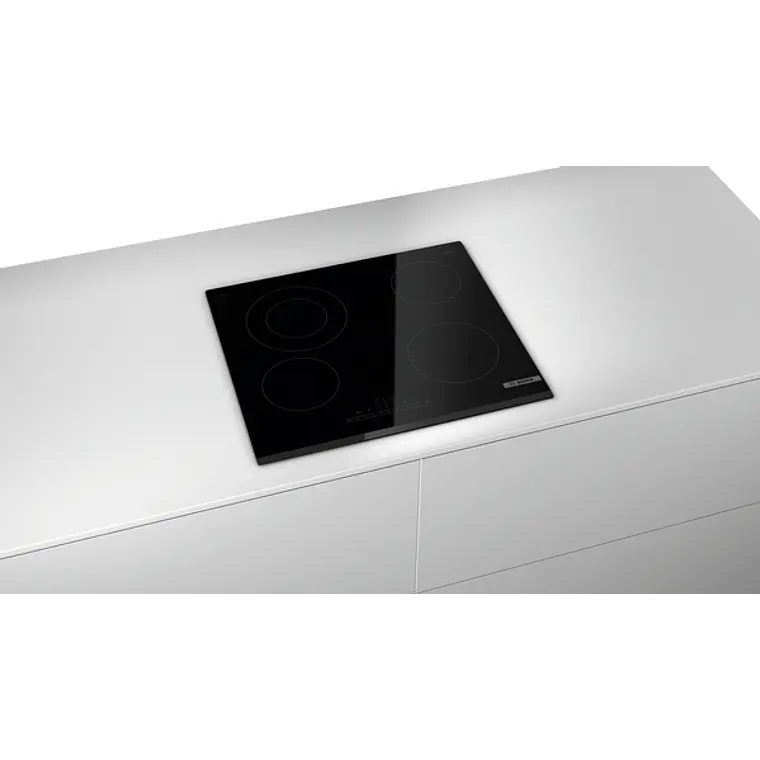 Encimera BOSCH Serie 6 Vitrocerámica negro 60 cm sin perfiles · PKF631FP3E 3
