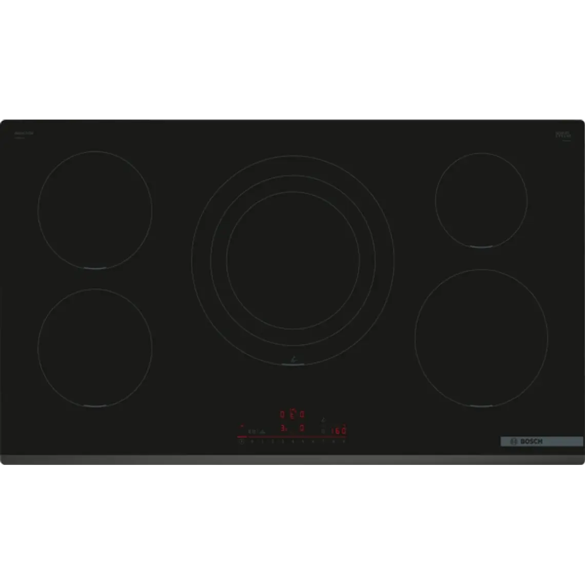 Encimera BOSCH Serie 6 Inducción negro 90 cm sin perfiles · PIV931HC1E 1