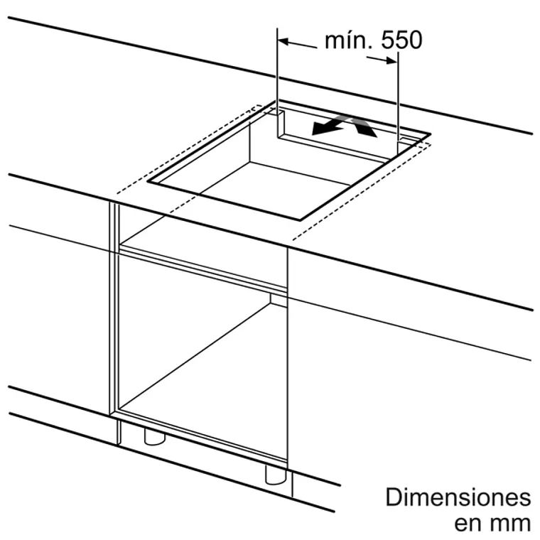 Encimera BOSCH Serie 4 Inducción negro 60 cm sin perfiles · PIJ631BB5E 13