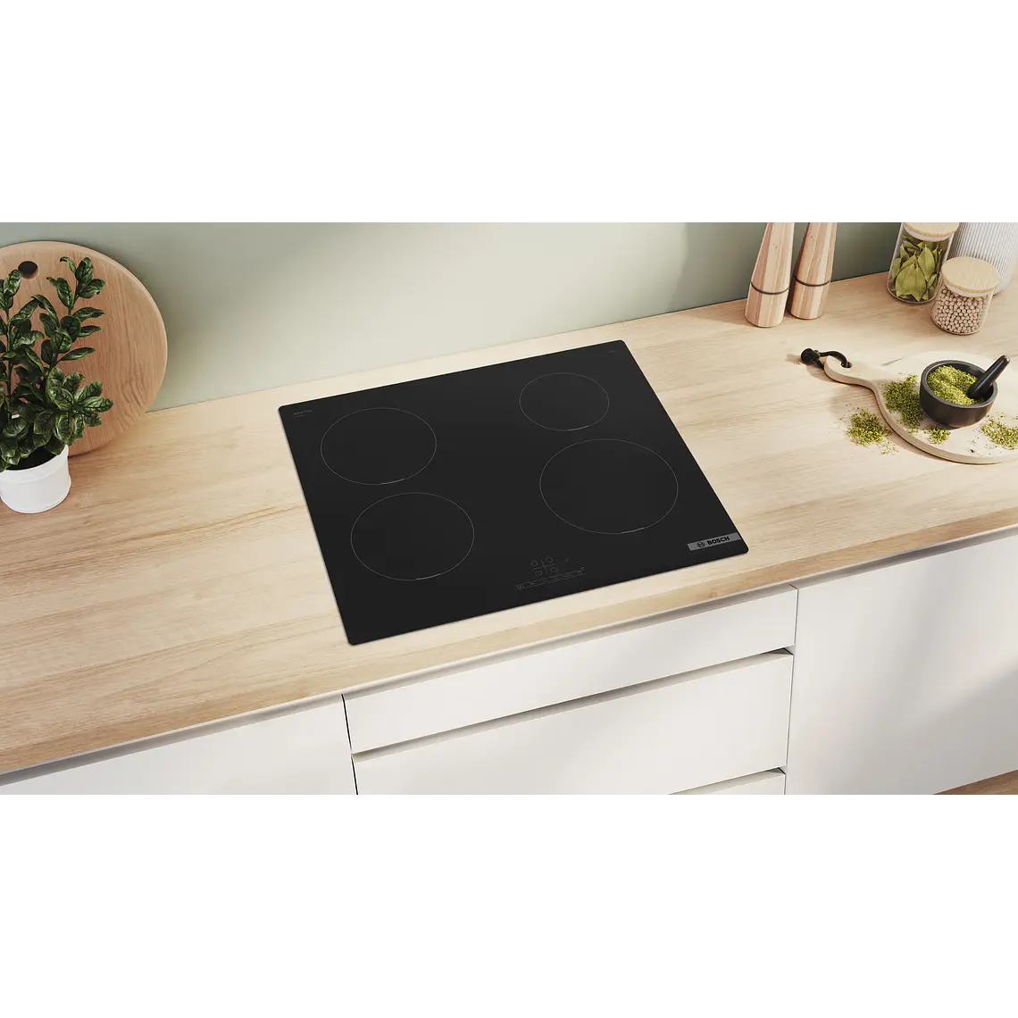 Encimera BOSCH Serie 4 Inducción negro 60 cm sin perfiles · PIE611BB5E 2