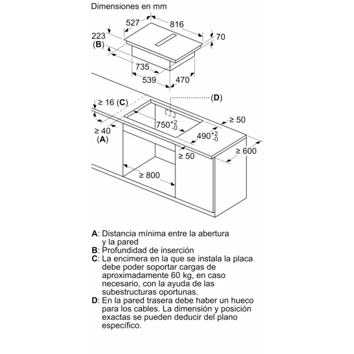 Encimera BOSCH Serie 8 Inducción con extractor Negro 80 cm con perfiles · PXX875D67E 26