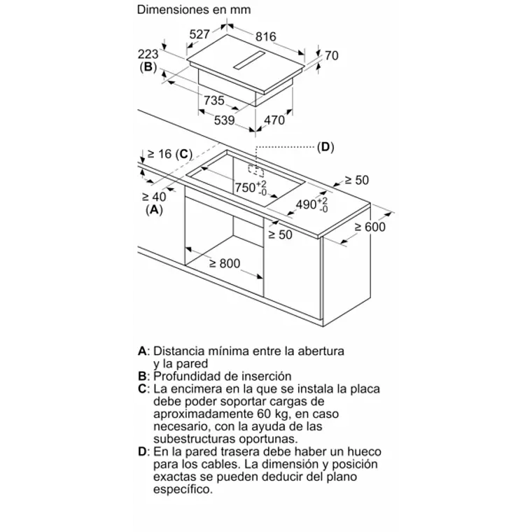 Encimera BOSCH Serie 8 Inducción con extractor Negro 80 cm con perfiles · PXX875D67E 26