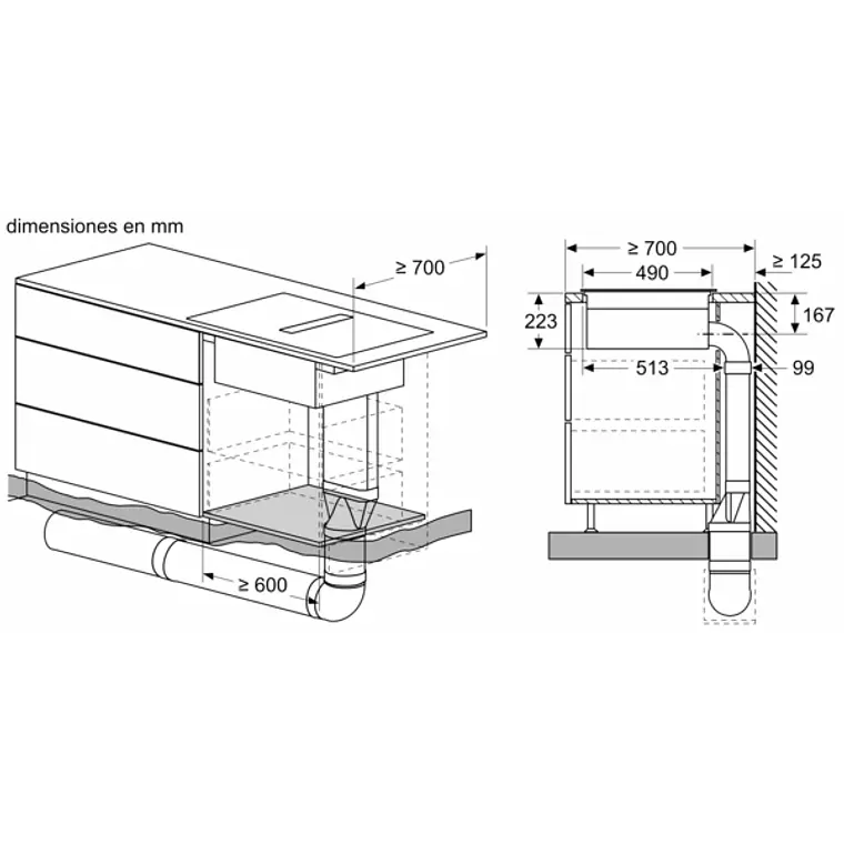 Encimera BOSCH Serie 4 Inducción con extractor Negro 80 cm sin perfiles · PVS811B16E 20