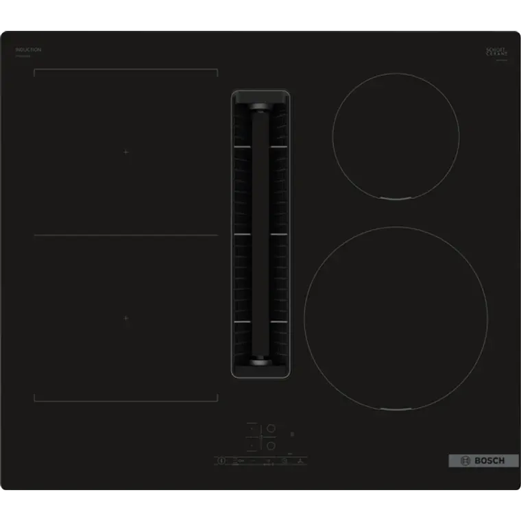 Encimera BOSCH Serie 4 Inducción con extractor Negro 60 cm sin perfiles · PVS611B16E 1