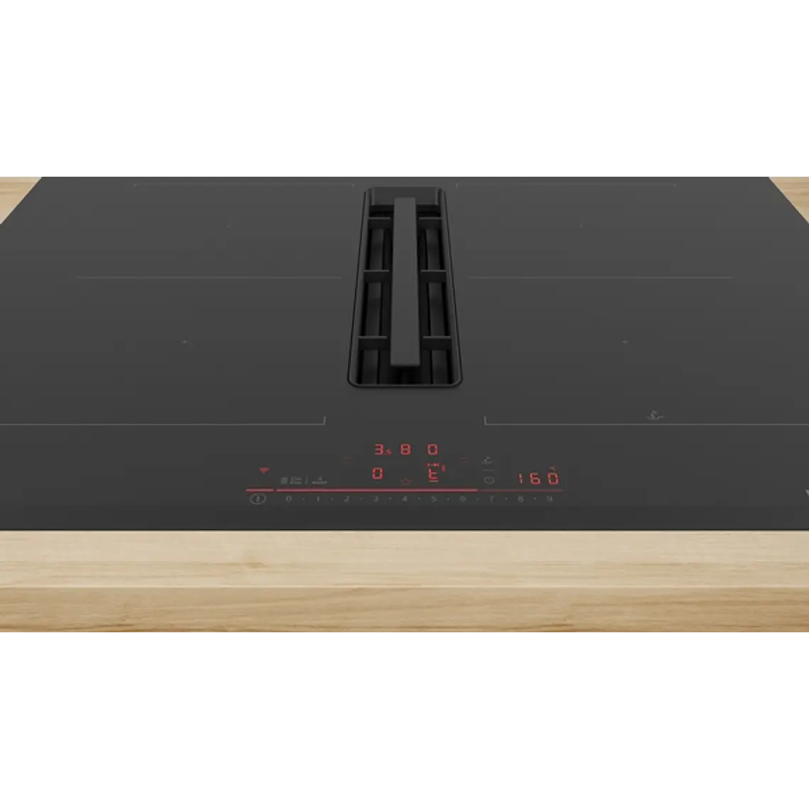 Encimera BOSCH Serie 6 Inducción con extractor Negro 70 cm sin perfiles · PVQ731H26E 2
