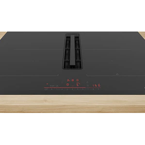 Encimera BOSCH Serie 6 Inducción con extractor Negro 70 cm sin perfiles · PVQ731H26E
