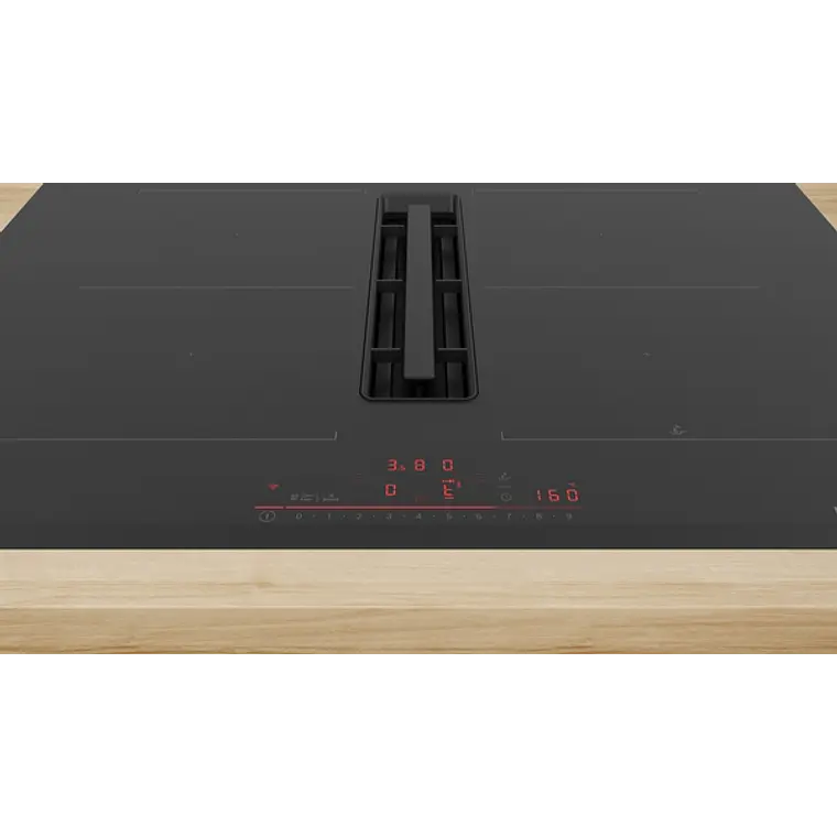 Encimera BOSCH Serie 6 Inducción con extractor Negro 70 cm sin perfiles · PVQ731H26E 2