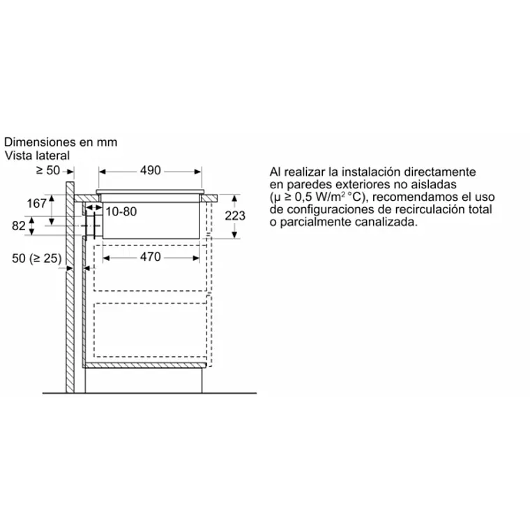 Encimera BOSCH Serie 6 Inducción con extractor Negro 70 cm sin perfiles · PVQ731H26E 23