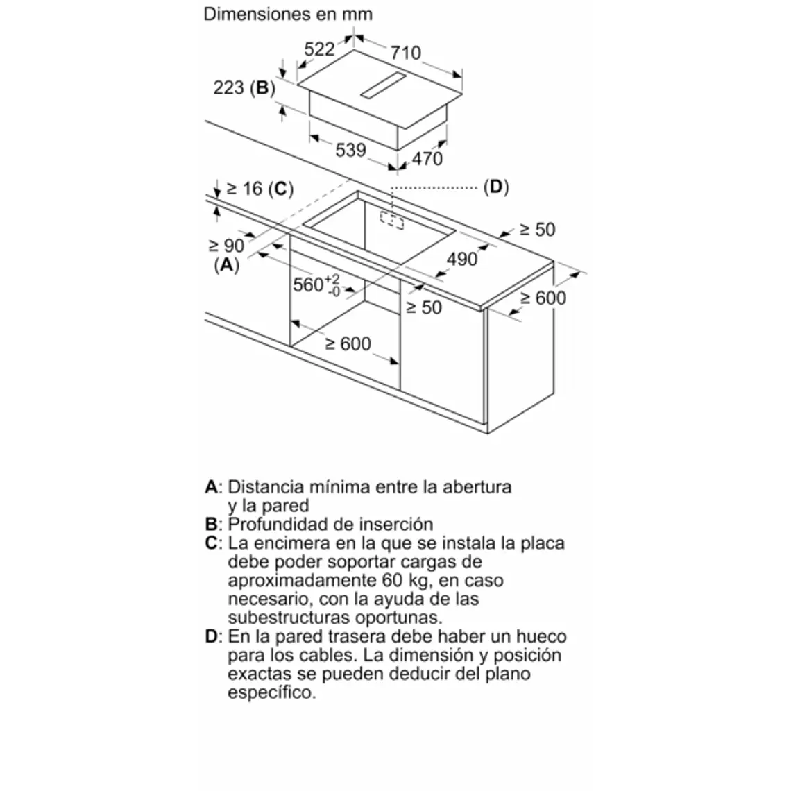 Encimera BOSCH Serie 6 Inducción con extractor Negro 70 cm sin perfiles · PVQ731H26E 25
