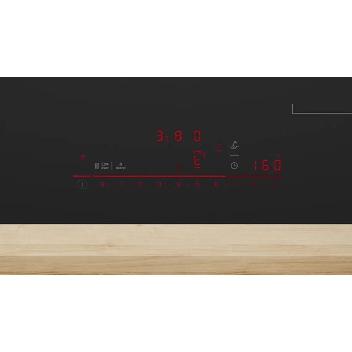 Encimera BOSCH Serie 6 Inducción con extractor Negro Mate 80 cm sin perfiles · PXJ81AH21E 2