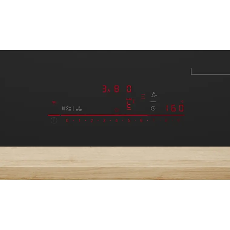 Encimera BOSCH Serie 6 Inducción con extractor Negro Mate 80 cm sin perfiles · PXJ81AH21E 2