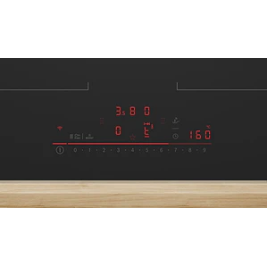 Encimera BOSCH Serie 6 Inducción con extractor Negro Mate 60 cm sin perfiles · PVQ61AH26E