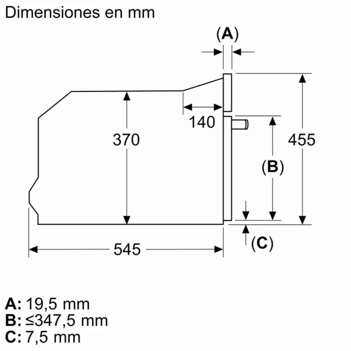 Microondas BOSCH Serie 8 Integrable Negro 60 cm · CEG732XB1 7