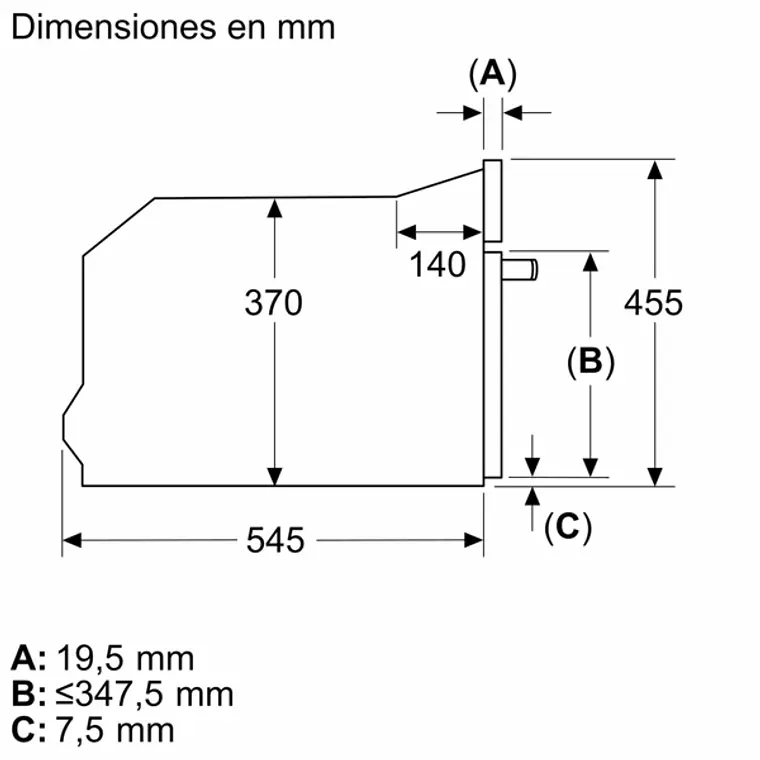 Microondas BOSCH Serie 8 Integrable Negro 60 cm · CEG732XB1 7