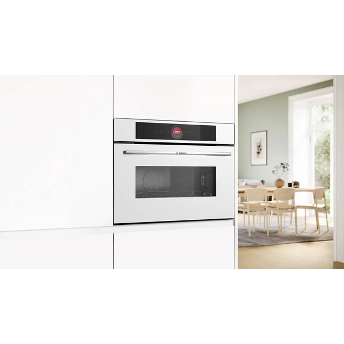 Microondas BOSCH Serie 8 Integrable Blanco 60 cm · CMG7241W1 3
