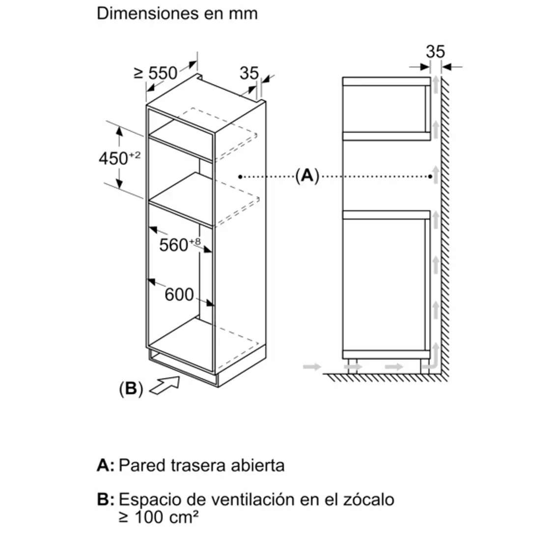 Microondas BOSCH Serie 6 Integrable Inox 60 cm · CMA585GS1 9