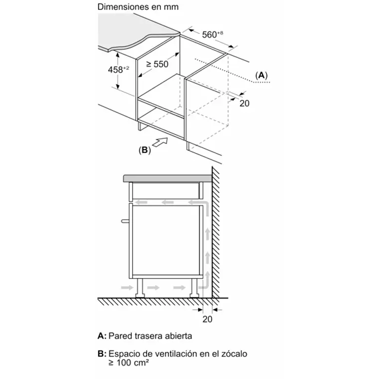 Microondas BOSCH Serie 6 Integrable Inox 60 cm · CMA585GS1 11