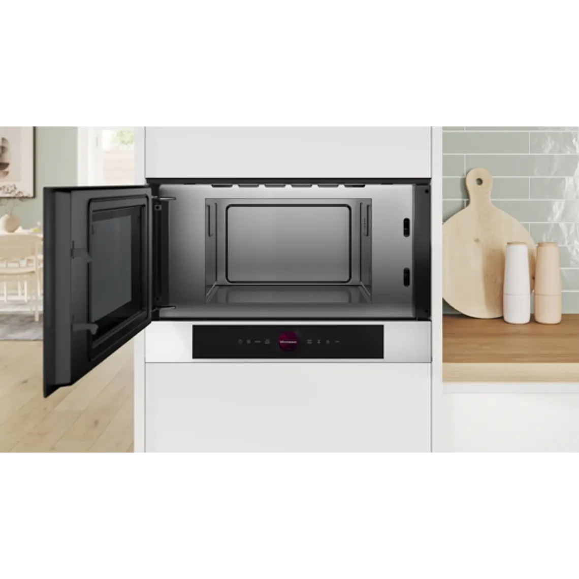 Microondas BOSCH Serie 8 Integrable Blanco 60 cm · BFL7221W1 2