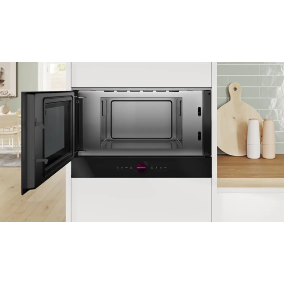 Microondas BOSCH Serie 8 Integrable Negro 60 cm · BFL7221B1 3