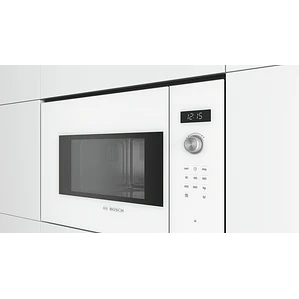Microondas BOSCH Serie 6 Integrable Blanco 60 cm · BFL524MW0