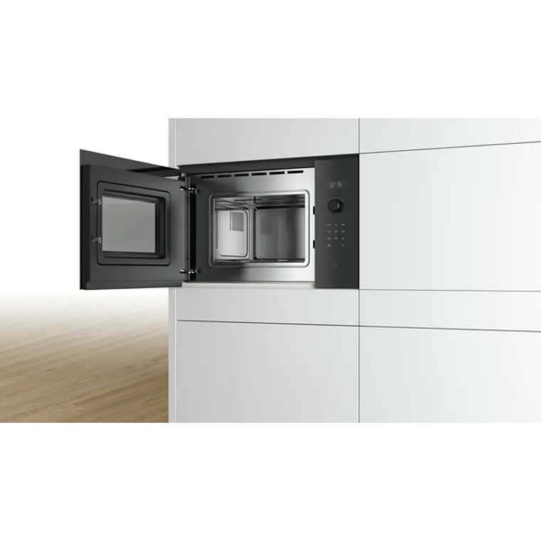 Microondas BOSCH Serie 6 Integrable Negro 60 cm · BFL524MB0 2