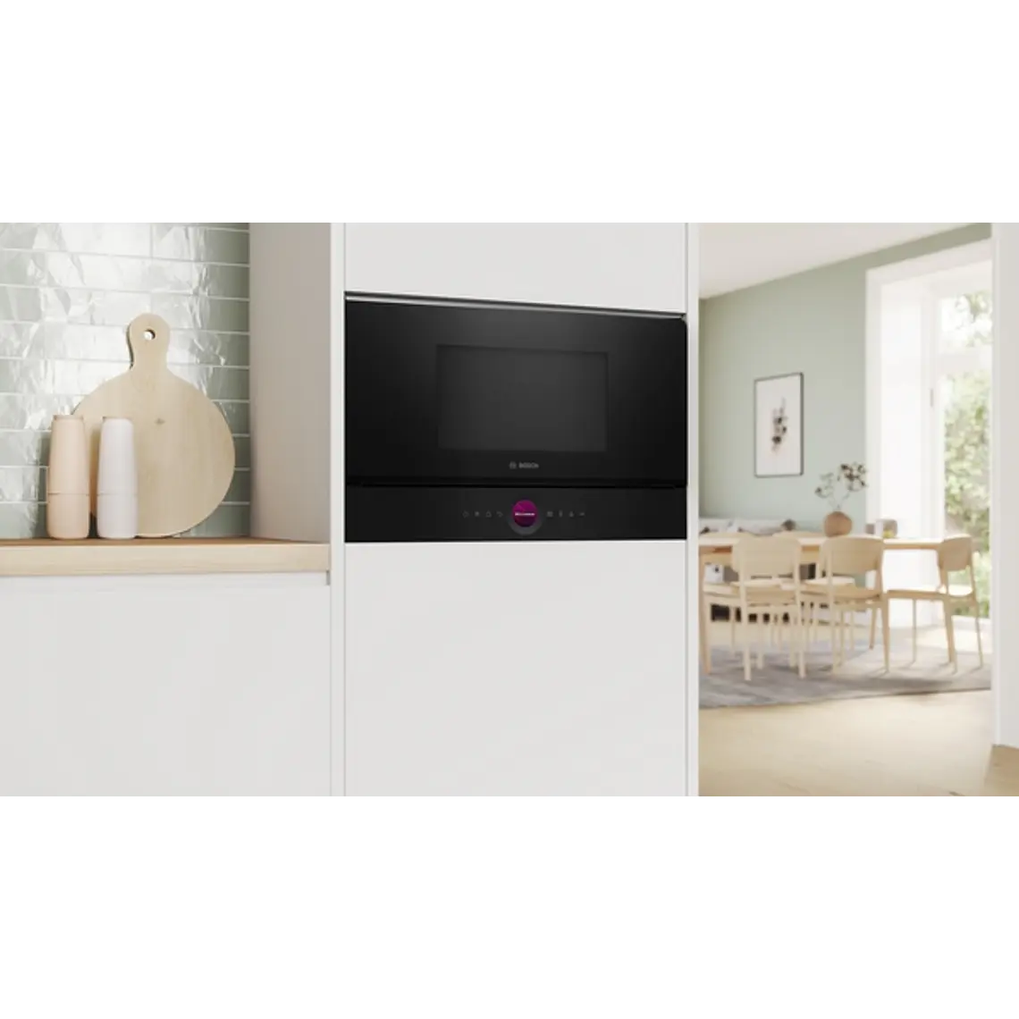 Microondas BOSCH Serie 8 Integrable con Grill Negro 60 cm · BER7321B1 4