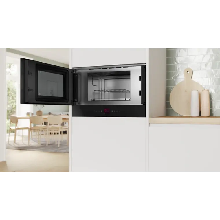 Microondas BOSCH Serie 8 Integrable con Grill Negro 60 cm · BEL7321B1 4