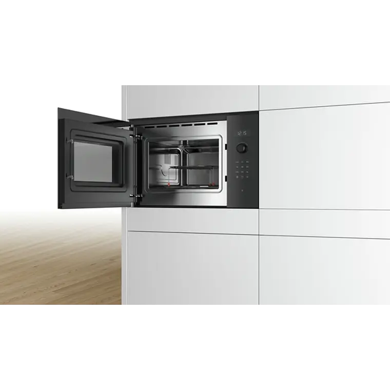 Microondas BOSCH Serie 6 Integrable con Grill Negro 60 cm · BEL554MB0 4